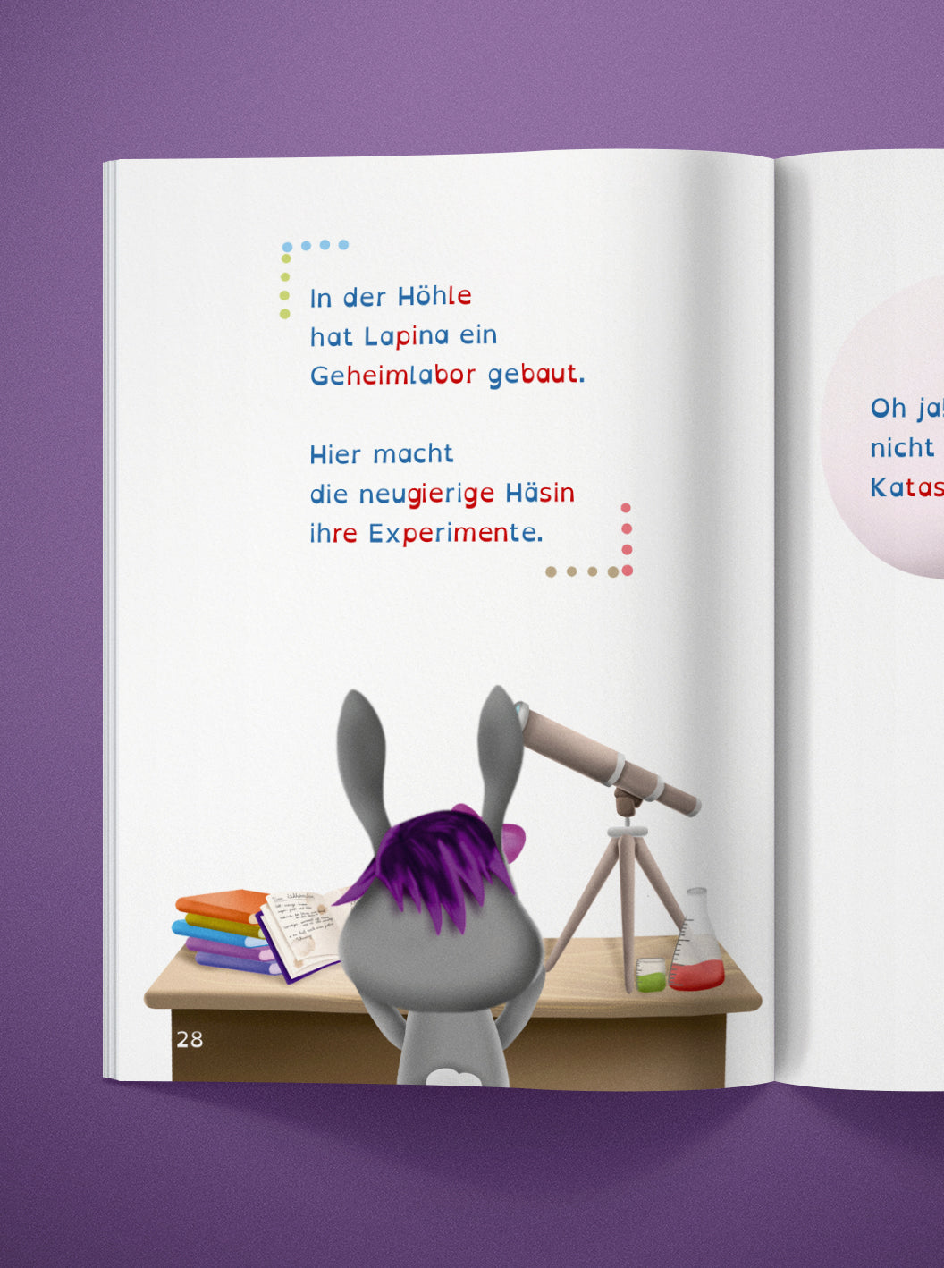 Lapina total neugierig | Lesebuch