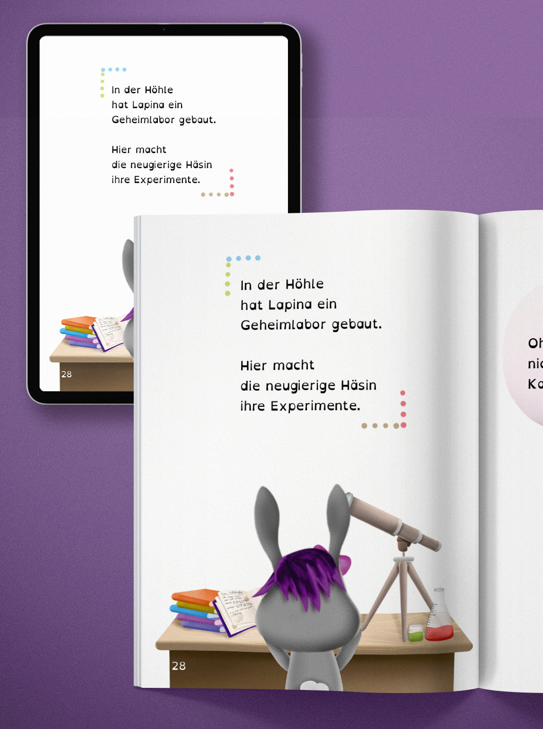 Lapina total neugierig | Lesebuch