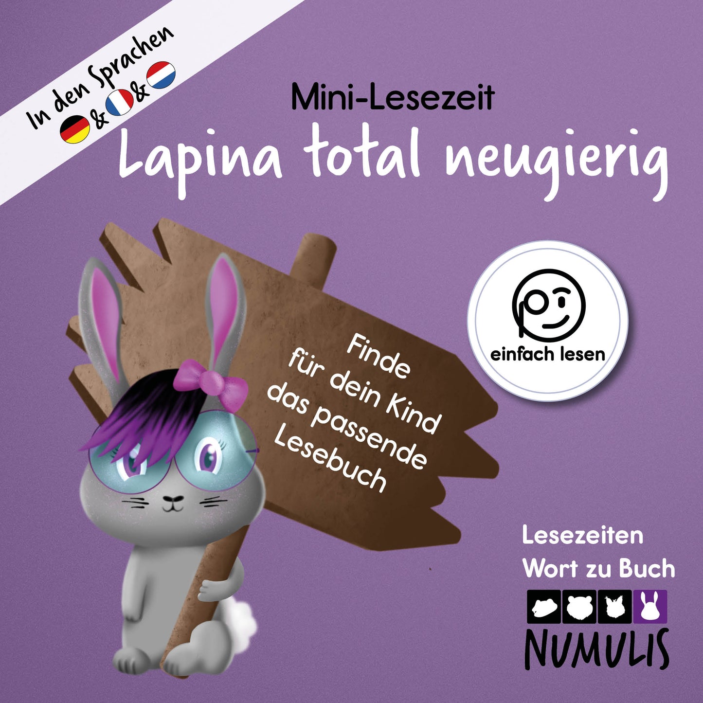 EINFACH LESEN -Lapina total neugierig