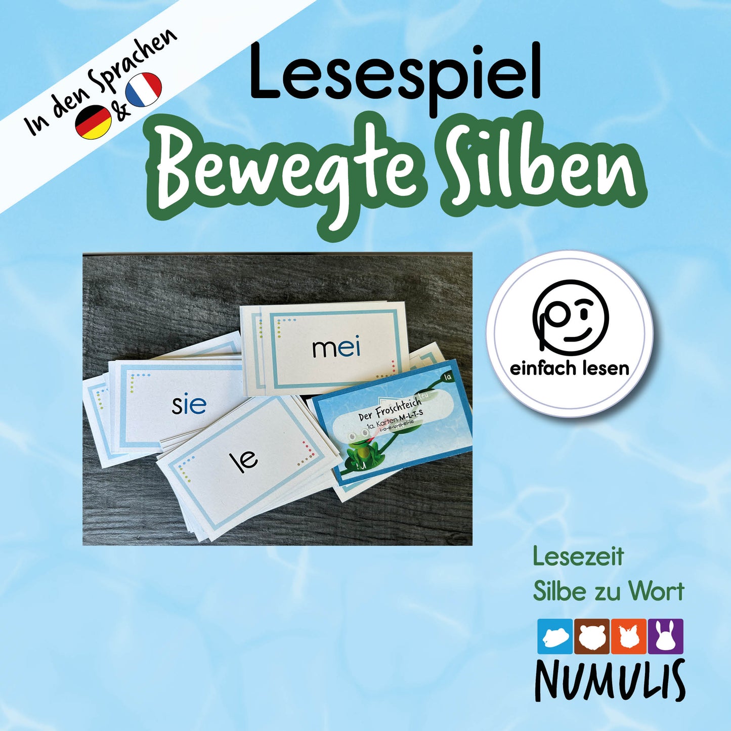 Lesespiel "Bewegte Silben"
