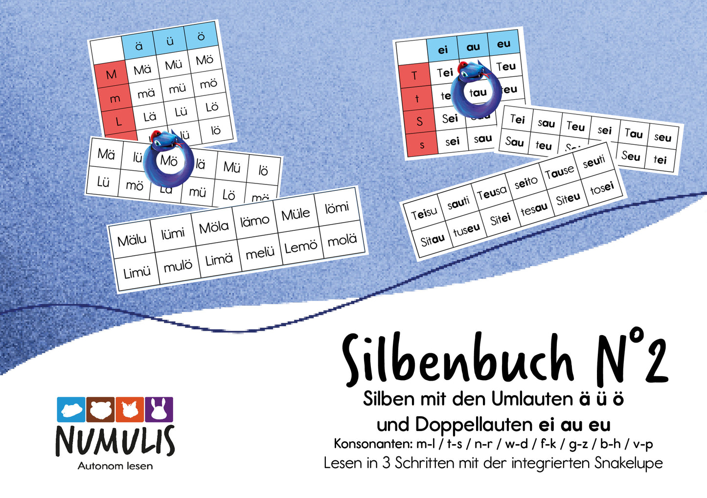 Silbenbuch mit Leselupe