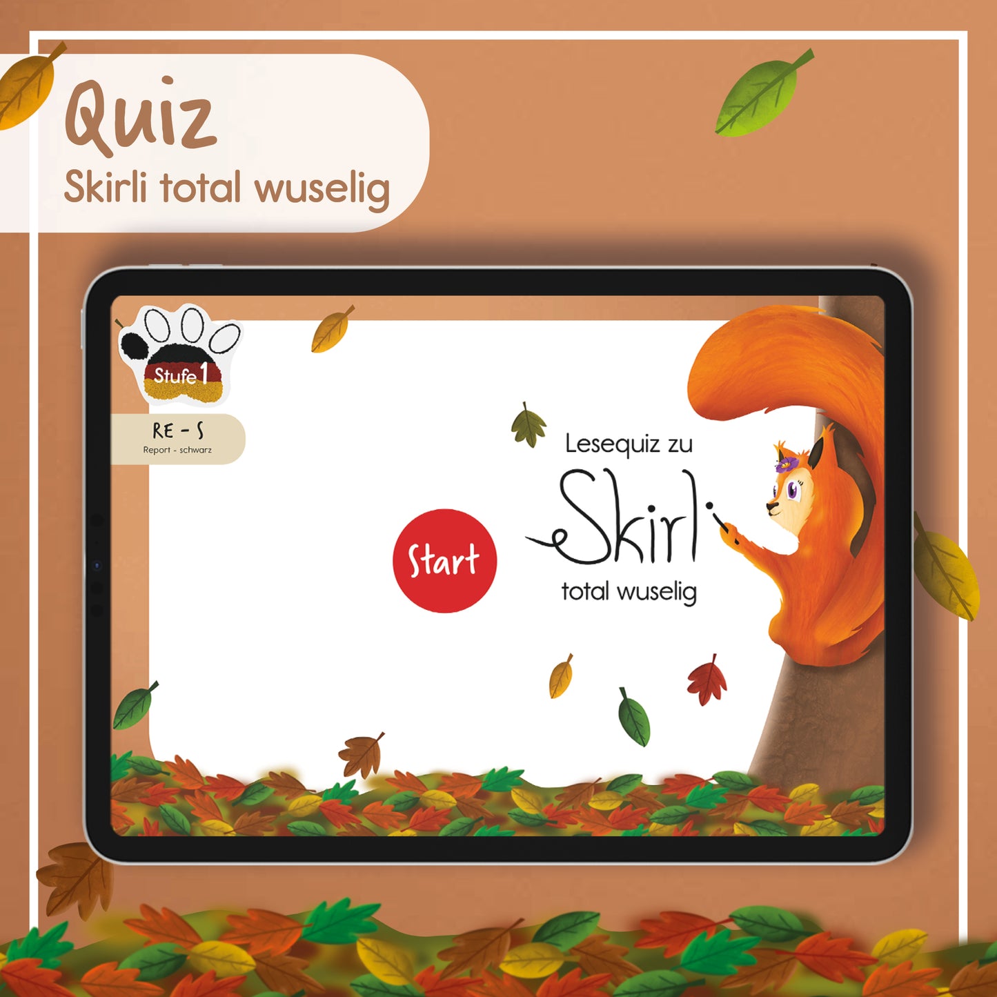 Interaktives Lesequiz zu "Skirli total wuselig"