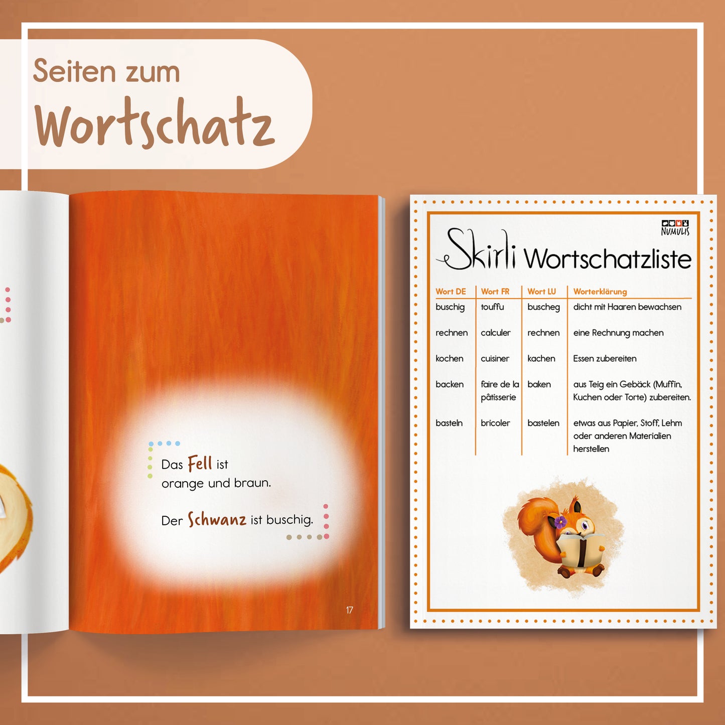 Pages de vocabulaire | Skirli komplett wibbeleg |