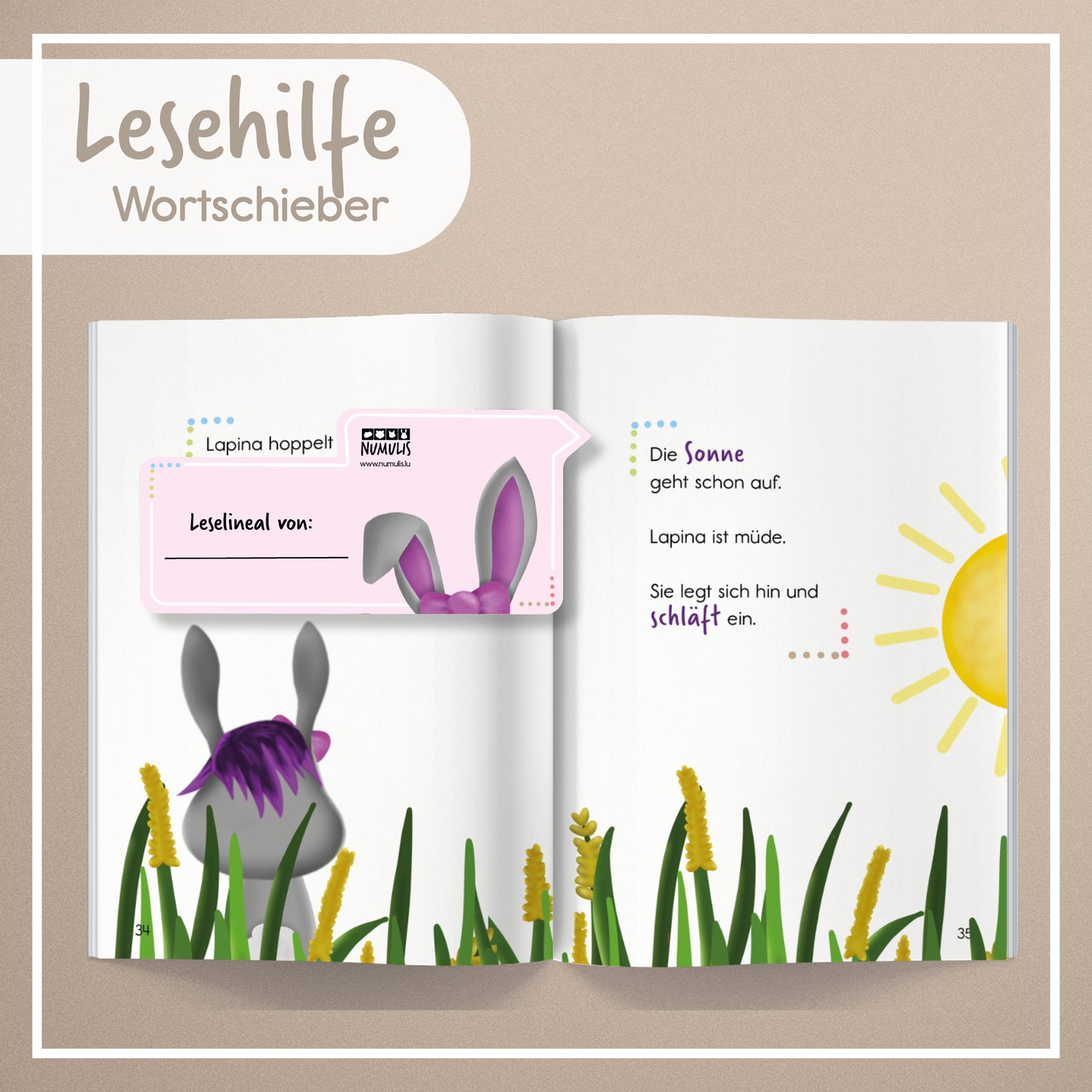 Lesehilfe - Wortschieber 1