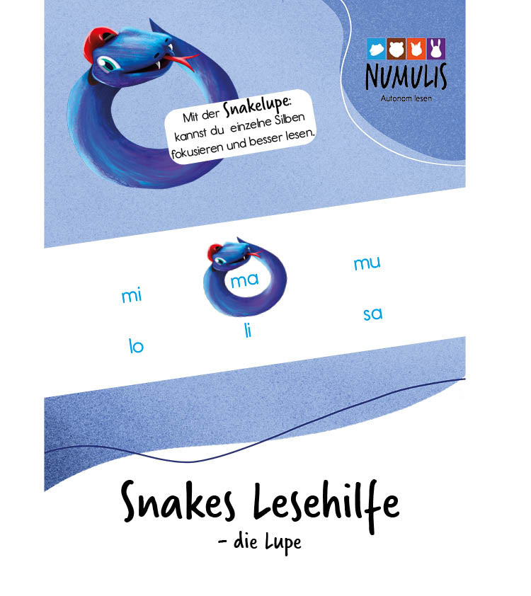 Silbenbuch mit Leselupe