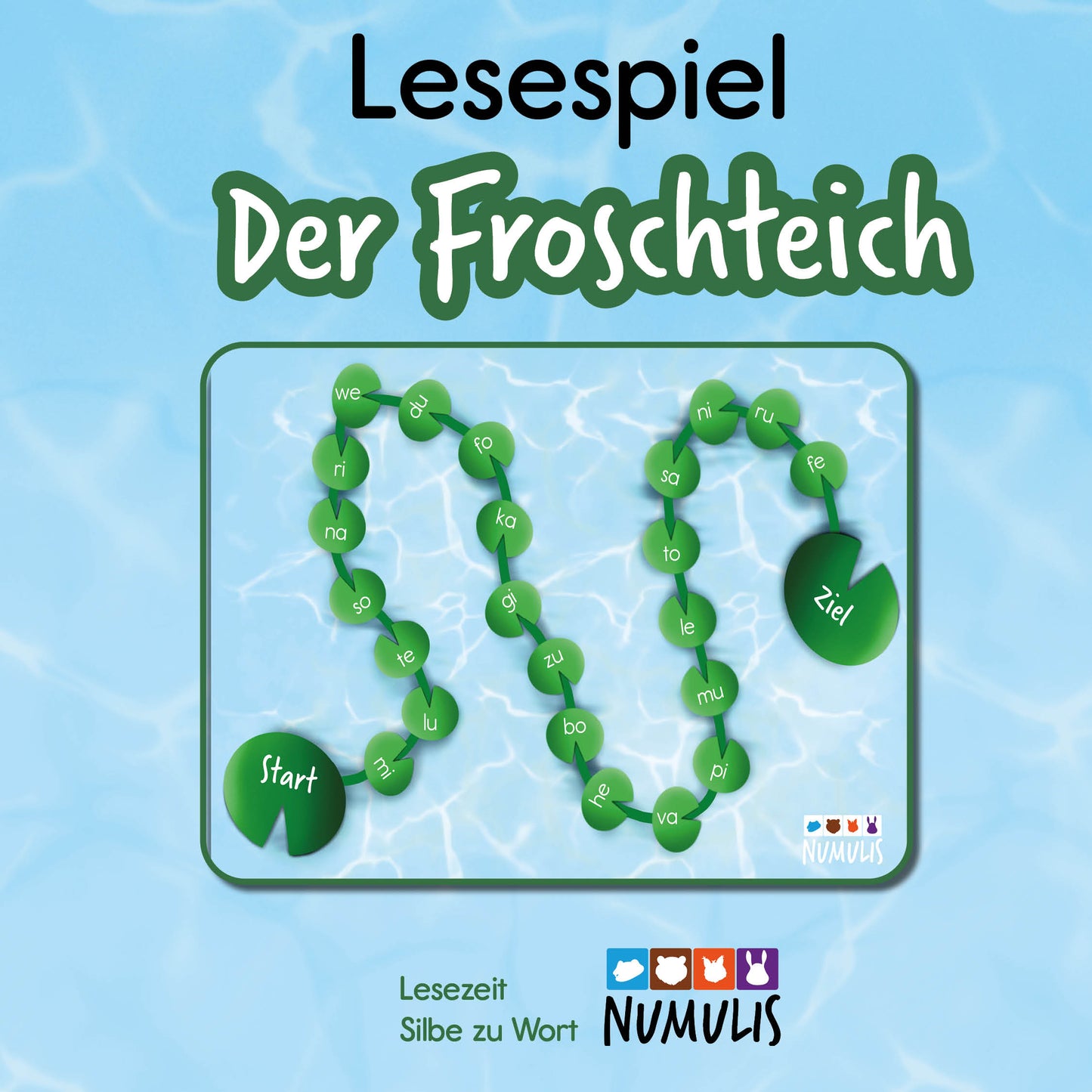 Lesespiel "Der Froschteich" 📌