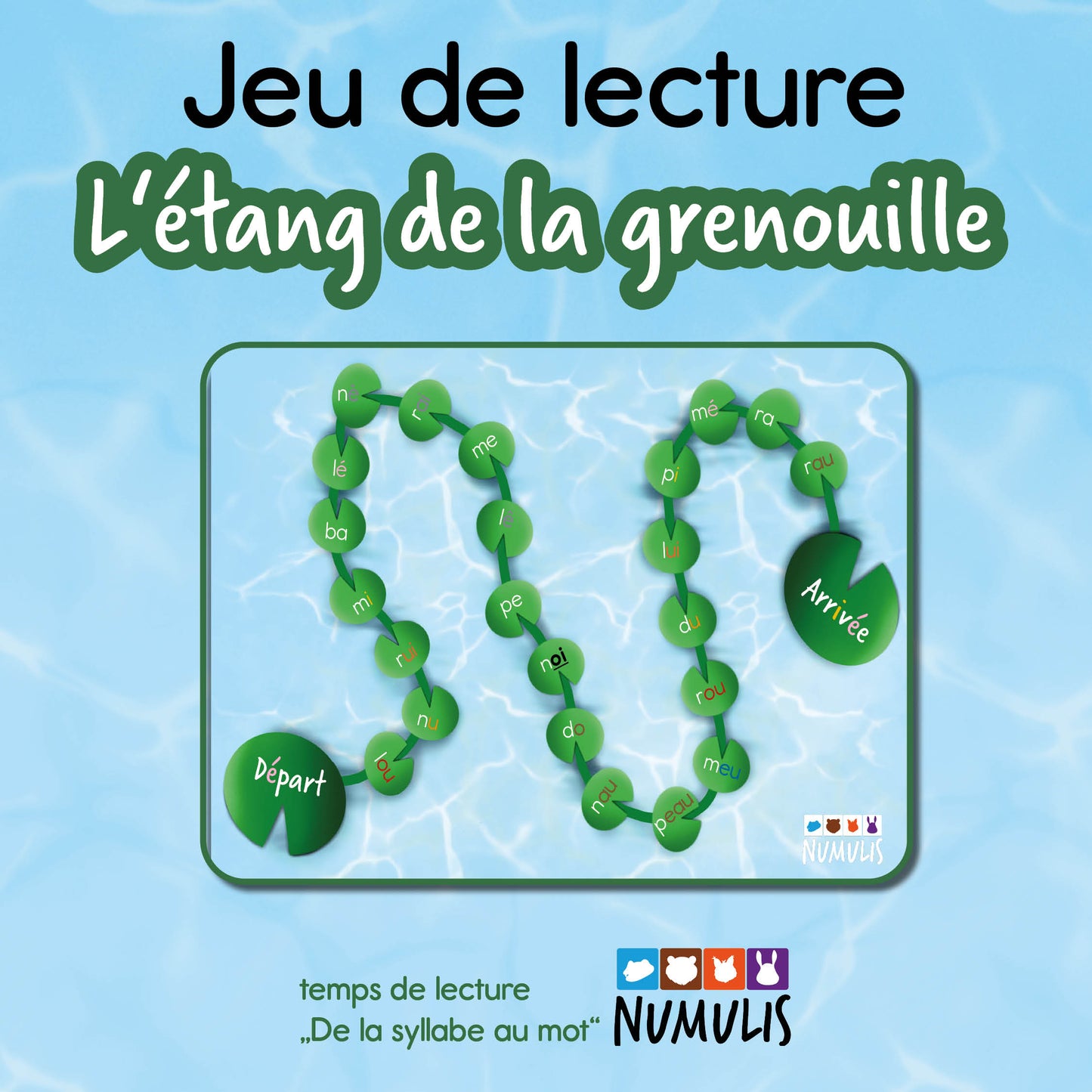 Lesespiel "Der Froschteich" 📌