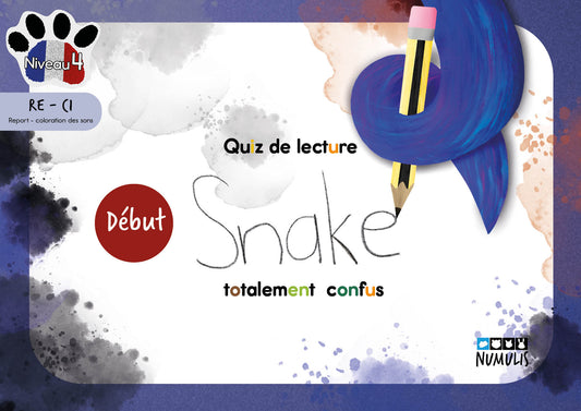 Quiz de lecture - Snake totalement confus