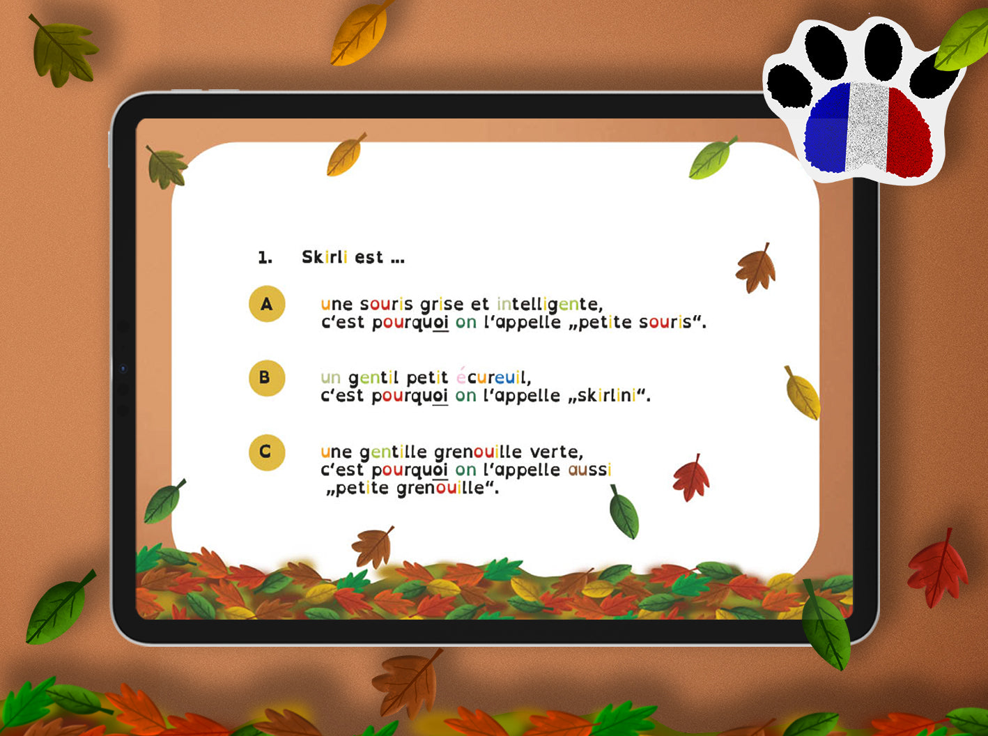 Quiz - Skirli totalement agitée | FR
