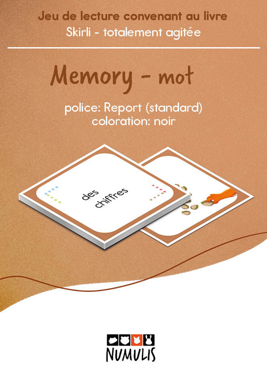 Lese-Memory zu "Skirli totalement agitée" | Lesespiel | digital