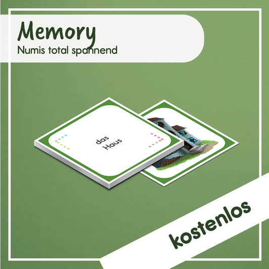 Domino de lecture pour "Numis total spannend" | Jeu de lecture | numérique