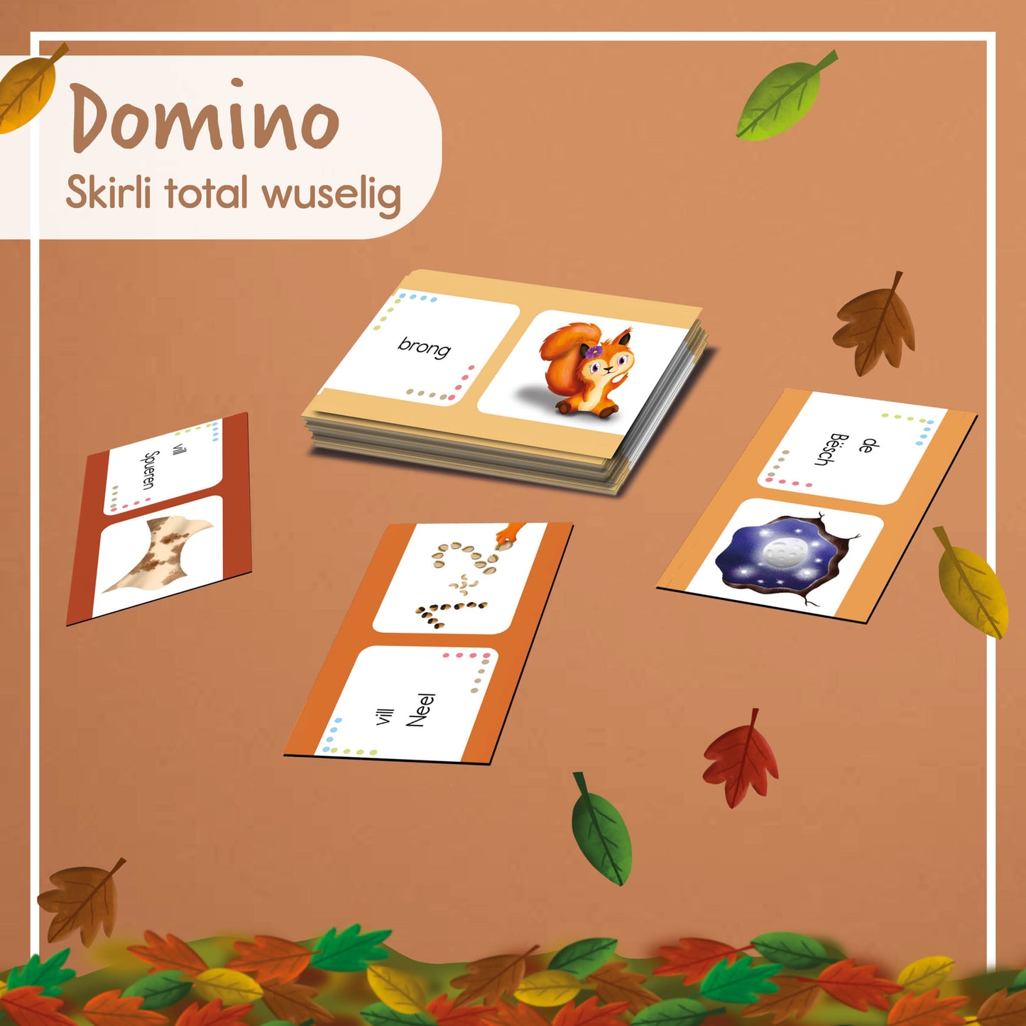 Domino de lecture pour "Skirli totalement agitée" | Jeu de lecture | numérique