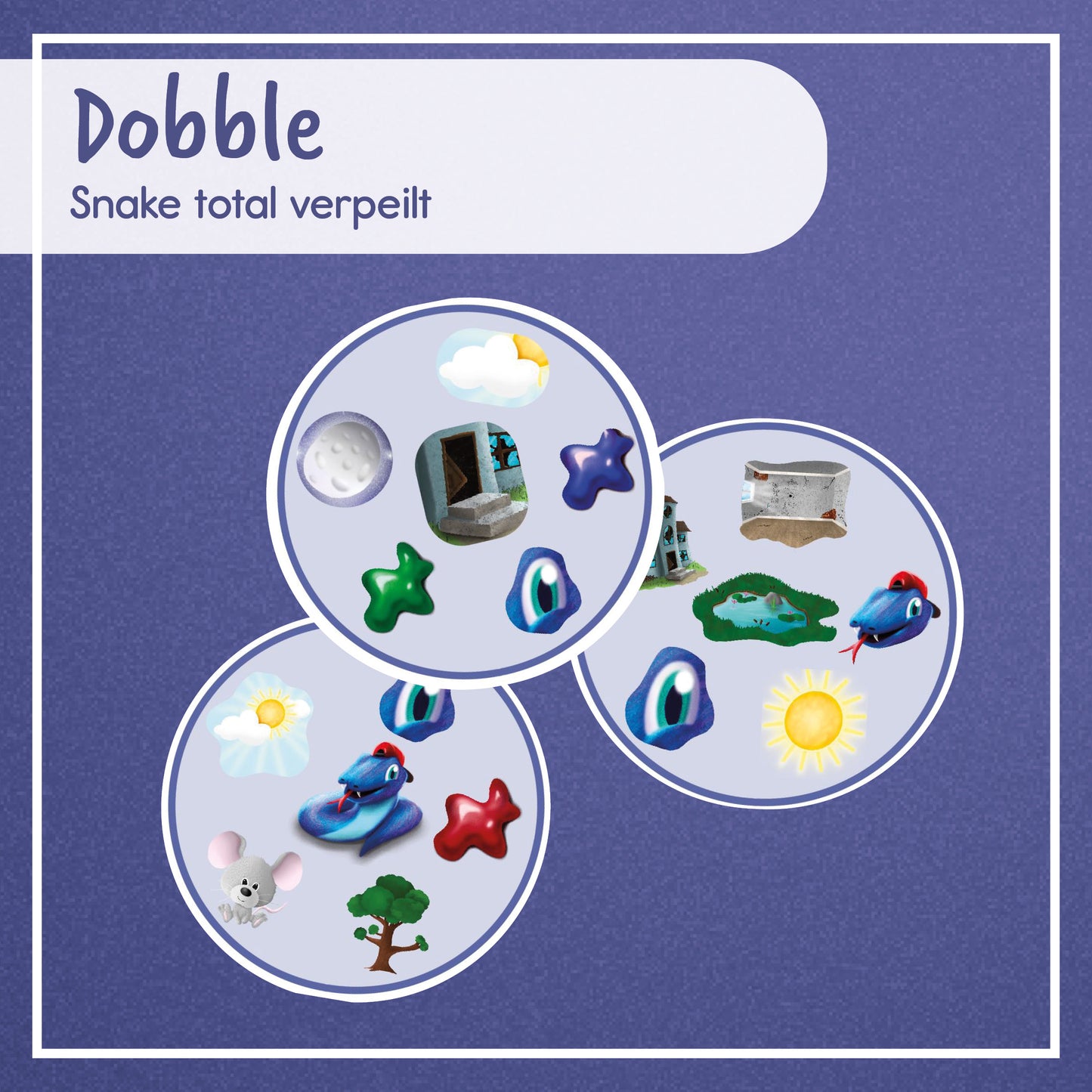 Dobble zu Snake total verpeilt |  Lesespiel | digital